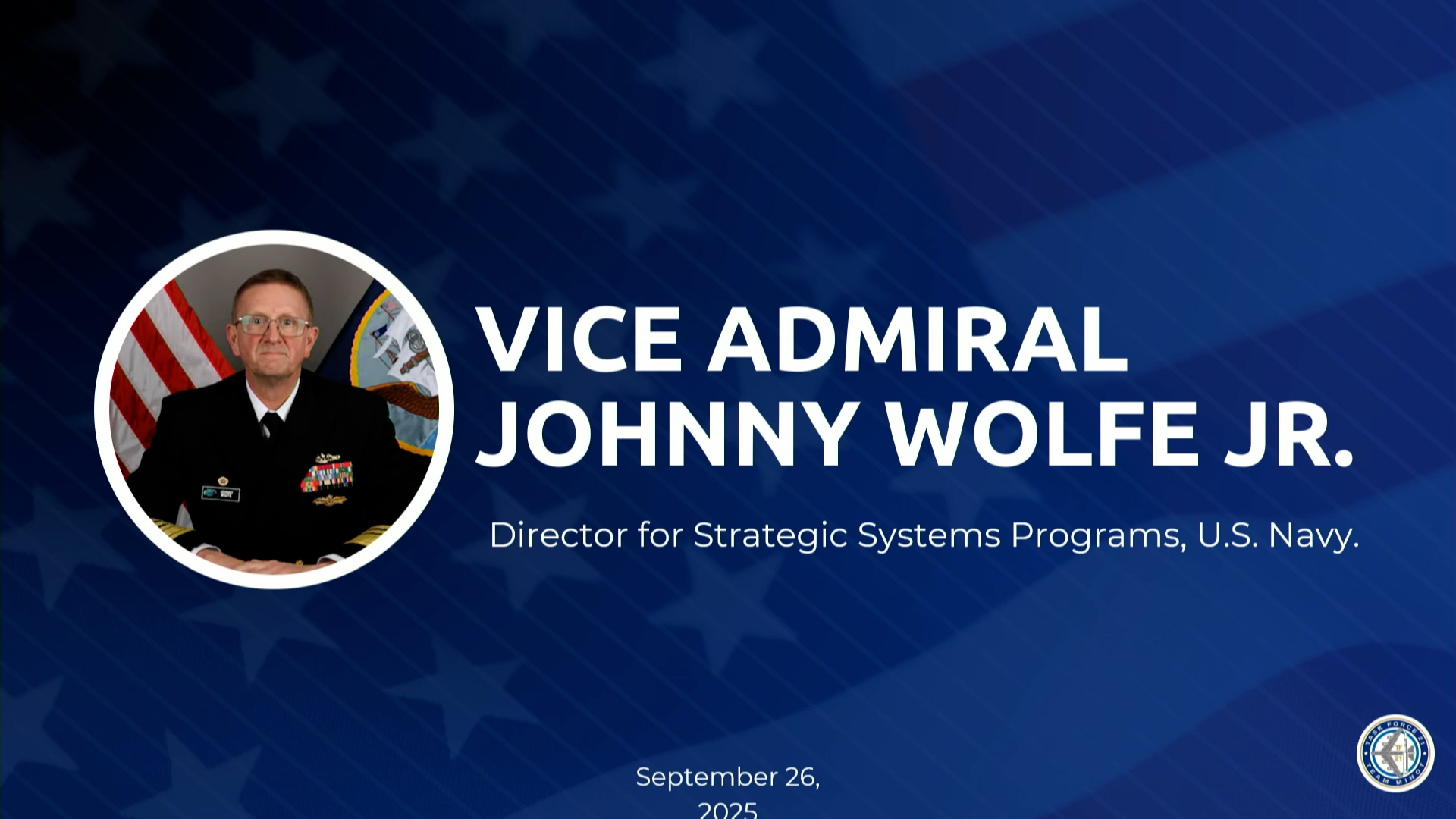 Watch Vice Adm. Johnny Wolfe: The Navy’s Role in Nuclear Deterrence