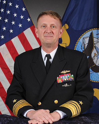 Vice Admiral Johnny R. Wolf's Headshot