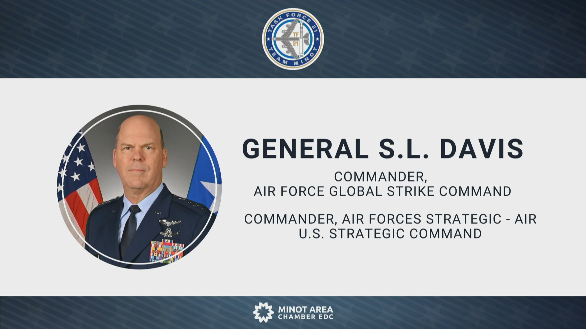 Watch General S.L. Davis | Air Force Global Strike Command | Task Force 21 ND Nuclear Symposium